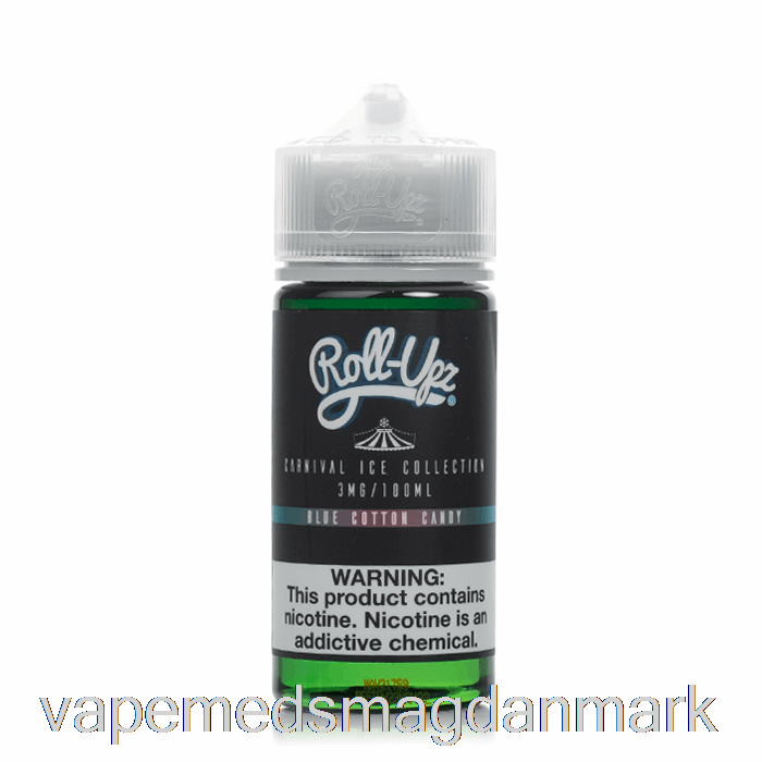 Vape Væske Ice Blue Candy - Karneval - Juice Roll Upz - 100ml 3mg